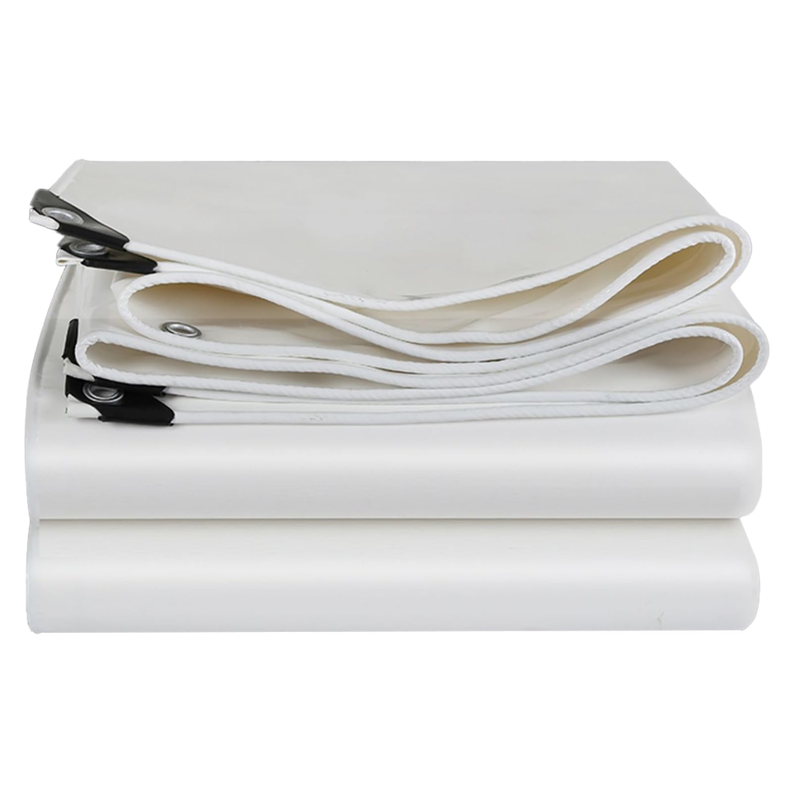 Lona de PVC de 500 g/m² impermeable para acampada al aire libre de 1,2 x 1,5 m con bordes reforzados