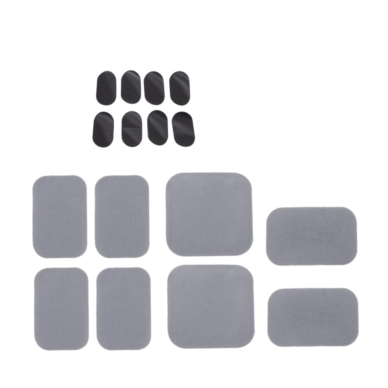 ibasenice 2 Sätze Helmfutter Helmpolster Helm Liner Pad Atmungsaktives Polster Für Helm Fahrradhelmkissen Reithelmkissen Helmschutzpolster Kopfschutz Schaum Grey 8 Stück * 2