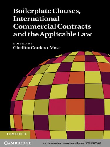 Boilerplate Clauses, International Commercial Contracts and the Applicable Law