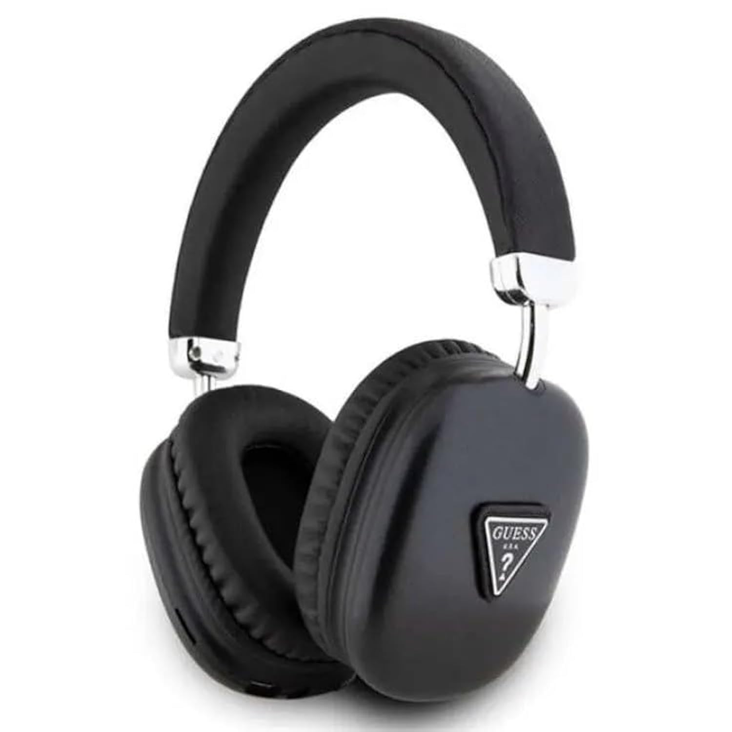 CG MOBILE Guess - Cuffie Bluetooth con logo triangolo dorato, suono chiaro, bassi profondi potenti, design ergonomico, durata della batteria durevole, facili da abbinare, versione BT 5.3, tempo di