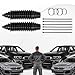 QQWD Car Rack and Pinion Boot Kit, Dustproof Silicone Rack and Pinion Boots for Steering System Protection, Multi-Size Adjutable Inner Tie Rod Boot Set with Pinion Bellow Cable Ties and Clamps(Black)