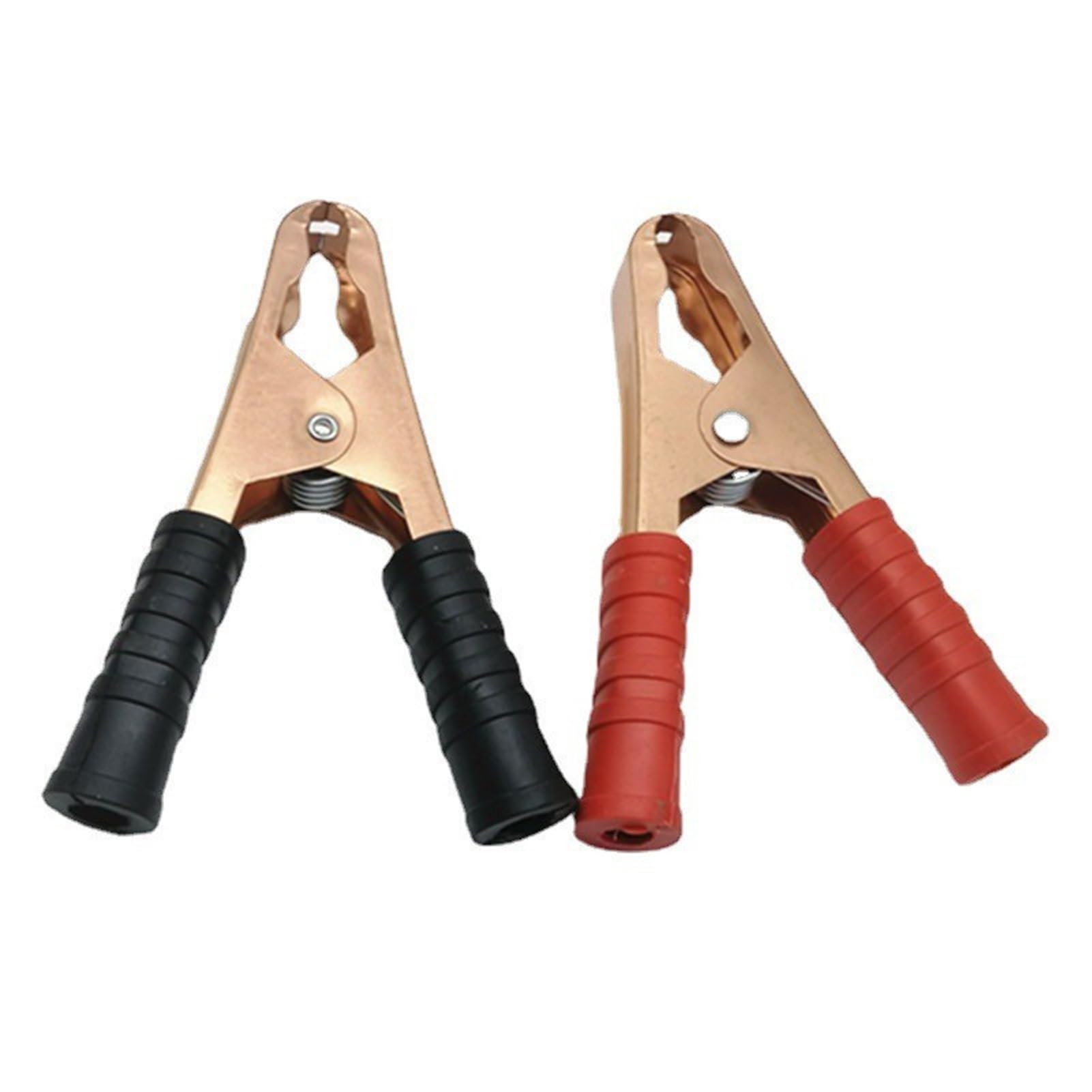 Qjaiune 10 Morsetti A Coccodrillo Isolati 100A - Rosso E Nero, Pinze Per Batteria Auto, Camion E Test Elettrici