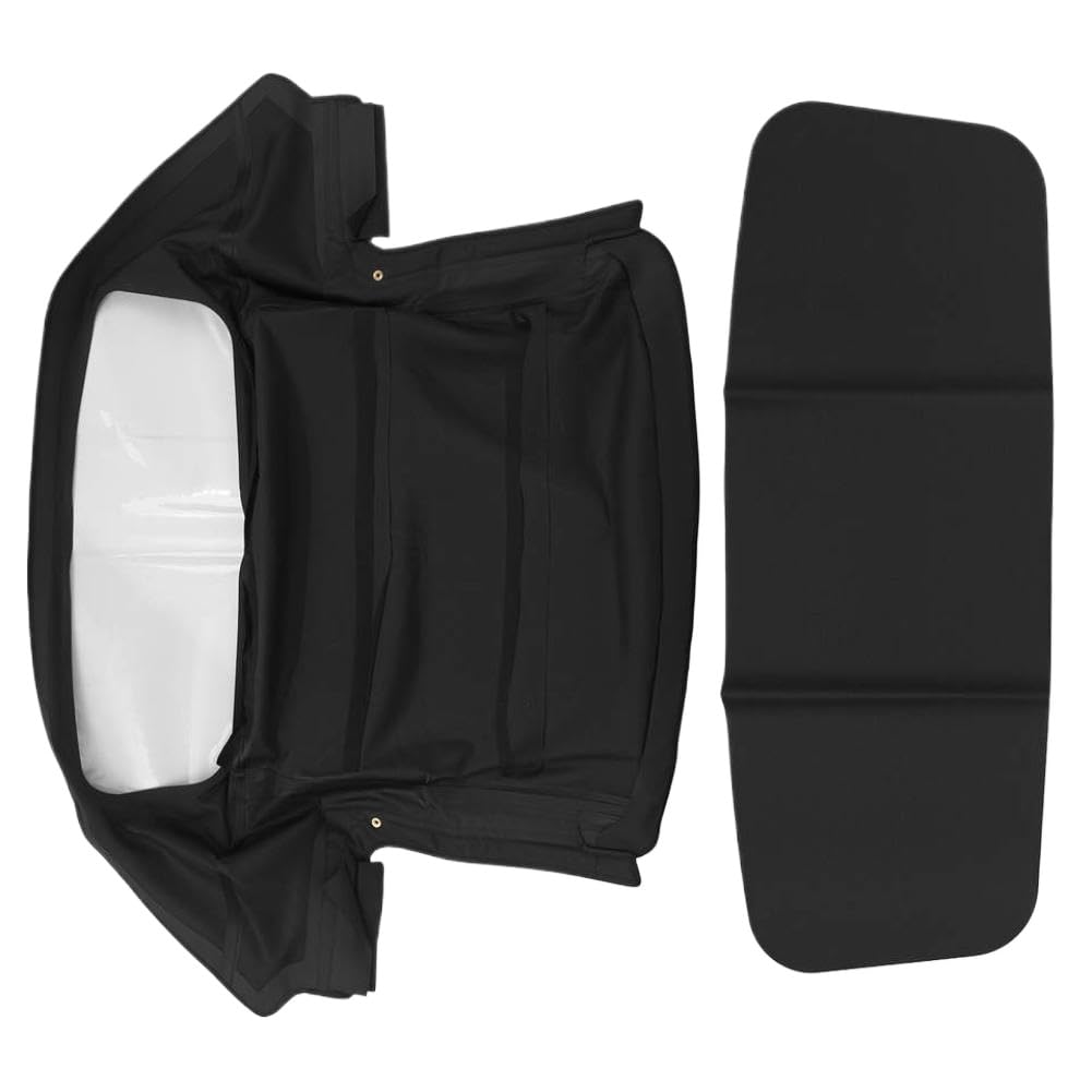 Sostituzione Capote Convertibile in PVC Nero Compatibile con Modelli 1971-1994 Che richiedono la Parte AF9940-440