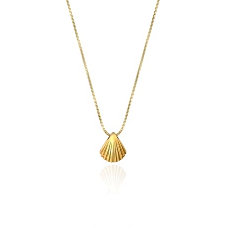 Gold Shell Pendant Necklace: Embrace the Beauty of the Sea