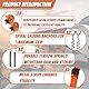 Sturmband Camping Markise,Sturmband für Vorzelt,Sturmsicherung Markise Wohnmobil,Abspanngurte Markise Wohnmobil, Sturmsicherung Vorzelt,Markise Abspannset,Wohnwagen hold down Side kit (Orange)