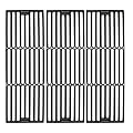 VICOOL 19 3/4" Grill Grates Replacement for Chargriller 2121, 3001, 3008, 3030, 4000, 5050, 5252, 5650, Porcelain Coated Cast Iron Cooking Grid for King Griller, HyG505A