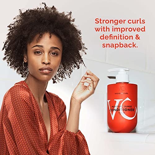 Miniatura 4 de VICIOUS CURL Acondicionador de sobretensión de humedad para todo tipo de cabello rizado vuelve a enrollar rizos dañados, suaviza, desenreda, hidrata