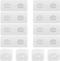 Vista 8 de Lsnisni Paquete de 14 Organizador de Ducha Adhesivo de Repuesto, Ganchos Adhesivos Fuertes, Tiras Adhesivas Impermeables para Ducha, Sin