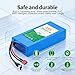 HAIPACKBA 48V Battery, 13AH 15AH 20AH Battery with 40A BMS for 0-1500W Motor, with 3A Char-ger, XT60/T-Plug, Connector (48V 20AH (200-1500W))