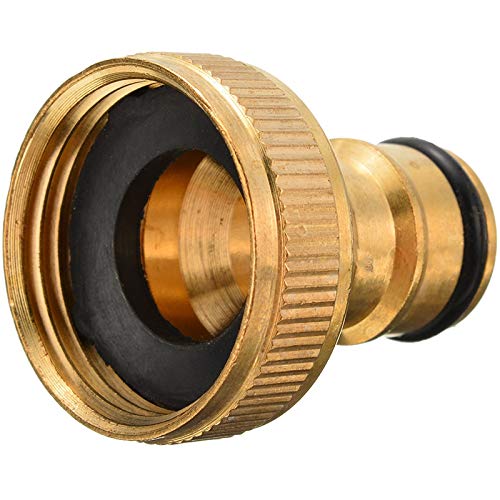 Connettori per Tubi Flessibili 2PC Ottone 3/4 di Pollice Tubo Rubinetto connettore rapido Filettatura Femmina Adattatore Garden Watering Connettori Hose Fitting .per casa, Giardino, Parco