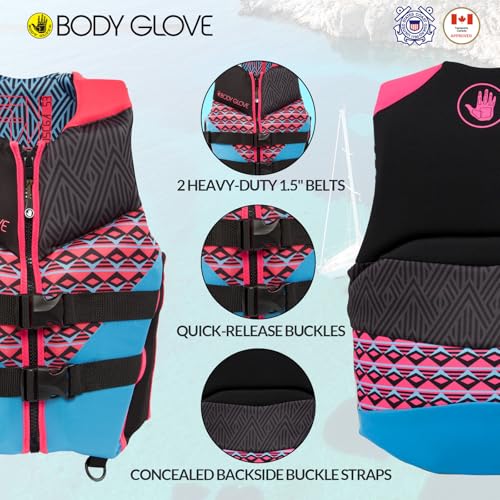 Body Glove Women’s Phantom USCGA Life Jacket PFD-BLU/PNK2-XXL by Body Glove - Image 7