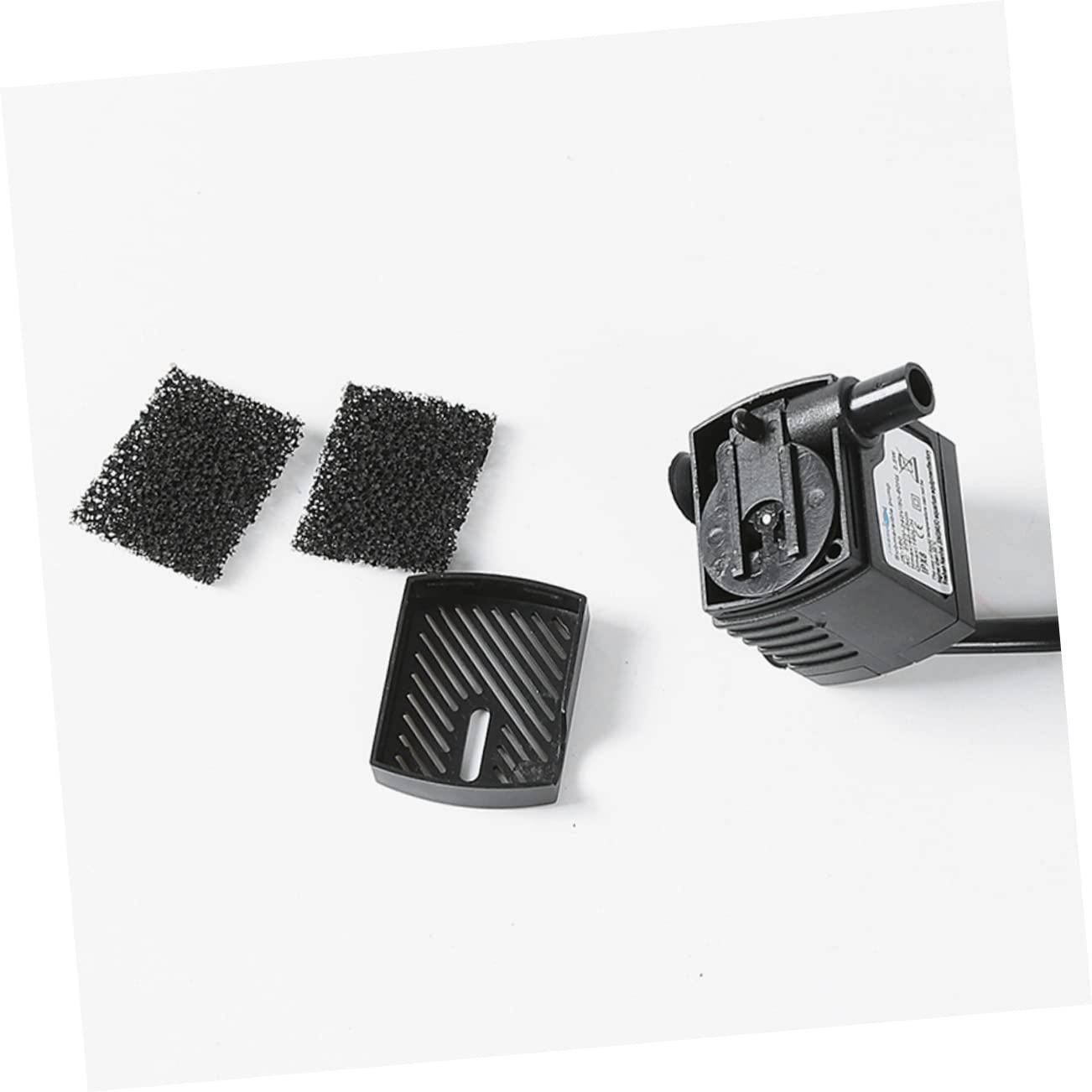 BESPORTBLE 5 Ensembles Pompe À Eau Filtre Coton Pompe À Eau Submersible Filtres Filtre D'aquarium Mousse De Bassin Boîte Fontaine À Eau Animal De Compagnie Éponge Black 60 Pièces * 5