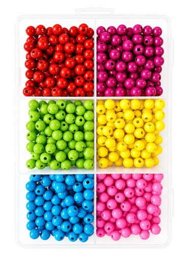 Image of eshoppee 200 gm 7mm Plastic Beads for Jewellery Making Kit Art and Crafts Materials for Necklace Bracelet Earring Making DIY Kit (16)