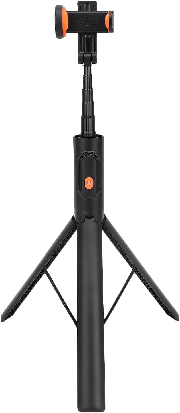 Selfie Stick Tripod - 31-146cm Extendable Automatic Pop Up with Bluetooth Remote | for Photography, Video Recording & Vlogging