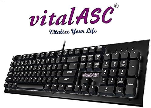 Vital-AZ MK USB Backlit Anti-ghosting Mechanical Gaming Keyboard HUE BK 