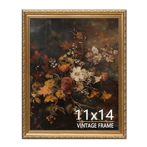 ASTRDECOR 11x14 Picture Frame - Vintage Gold Photo...