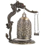 LOLIPPYY 大号製ドラゴンストライクベル 卓上インテリア装飾品 風アンティークオーナメント オフィスや部屋のアクセントに