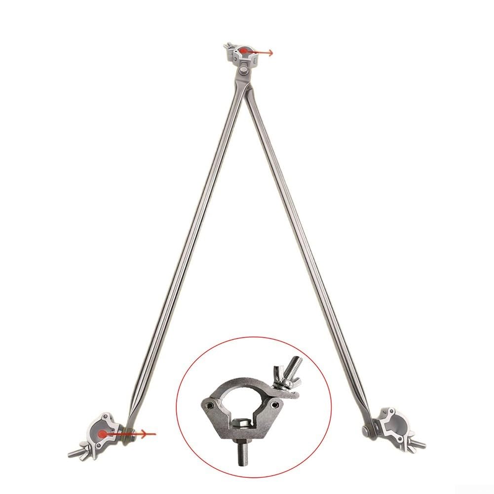 Adattatore per gancio di traino per bicicletta, interamente in metallo, connettore per rimorchio da carico con morsetto da 45 mm per carrello, rimorchi per animali domestici e bambini, kit di