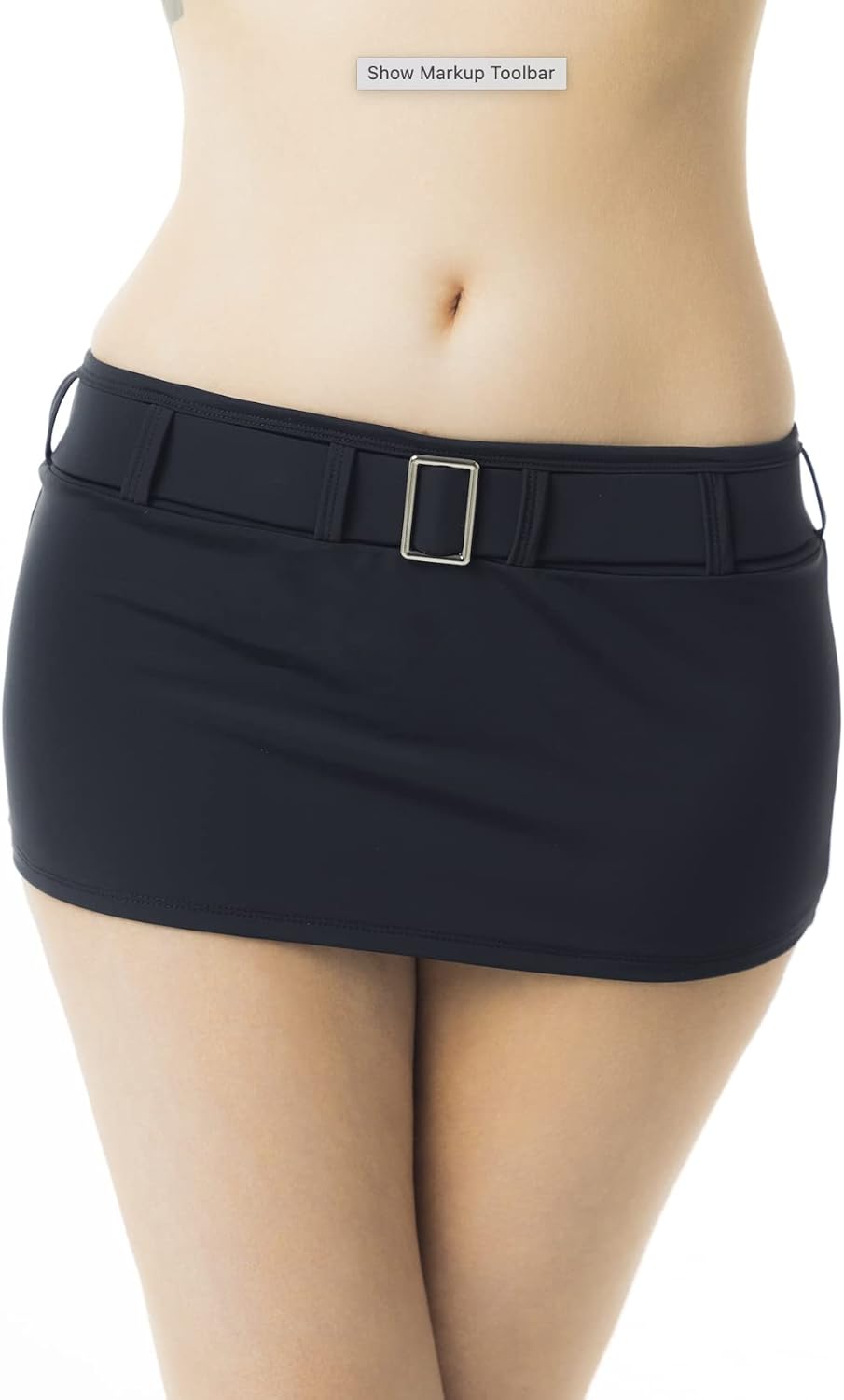 Pin Up Doll Low Rise, Stretchy and Belted Mini Skirt, Mini Skirts for Women, Women's Low Rise Micro Bottoms Small to XX-Large - Image 7