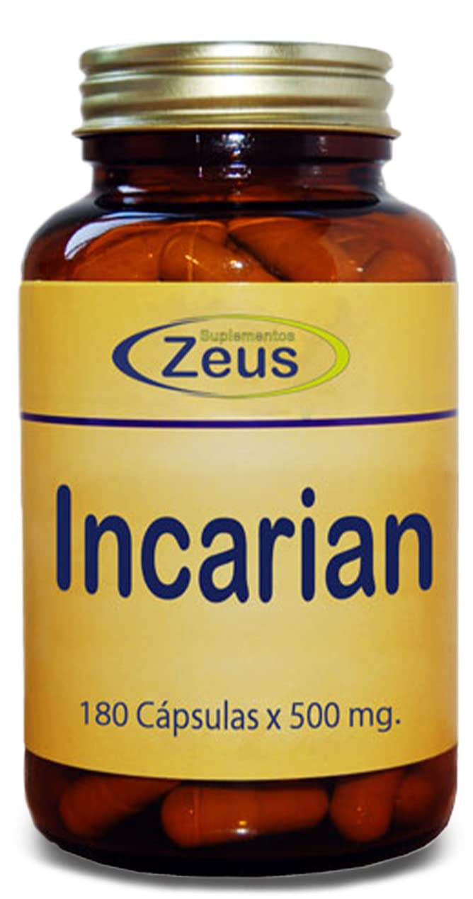 Suplementos Zeus INCARIAN | Contribuye a fortalecer el sistema inmunitario y las articulaciones | 100% Vegano | 180 Cápsulas Vegetales