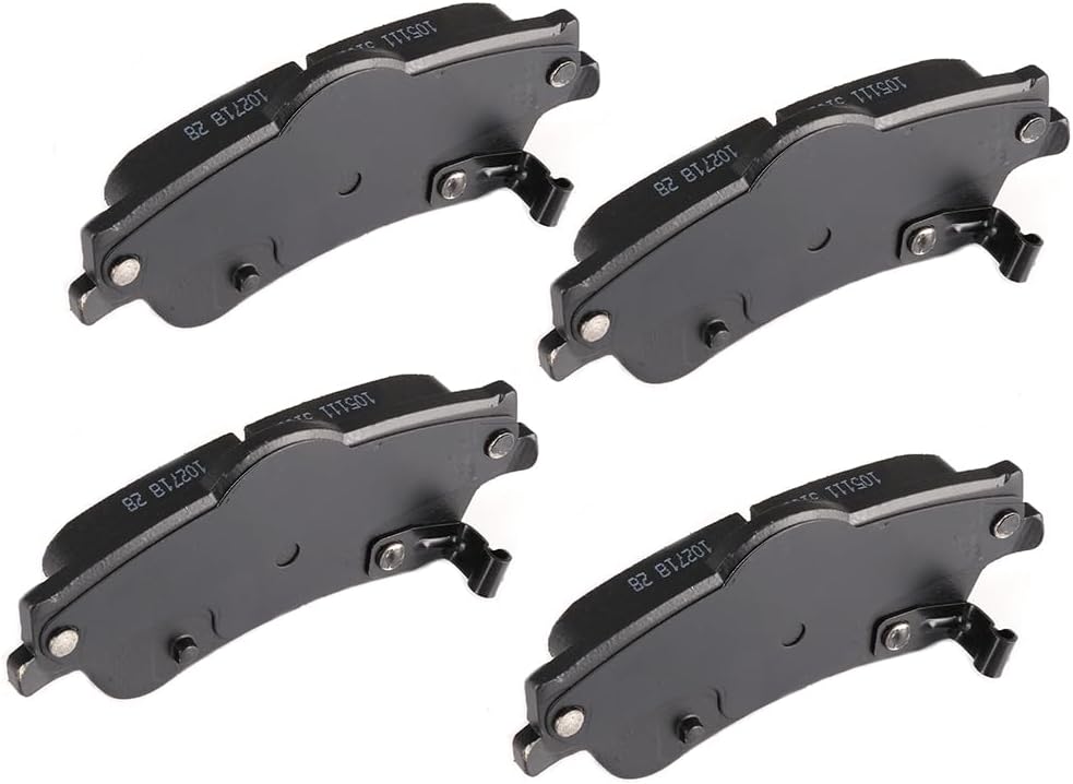 AUTOMUTO 4PCS Rear Semi-Metallic Disc Brake Pads Set D1352 For Chevrolet Caprice 2011-2017,For Chevrolet SS 2014,For Pontiac G8 2008-2009