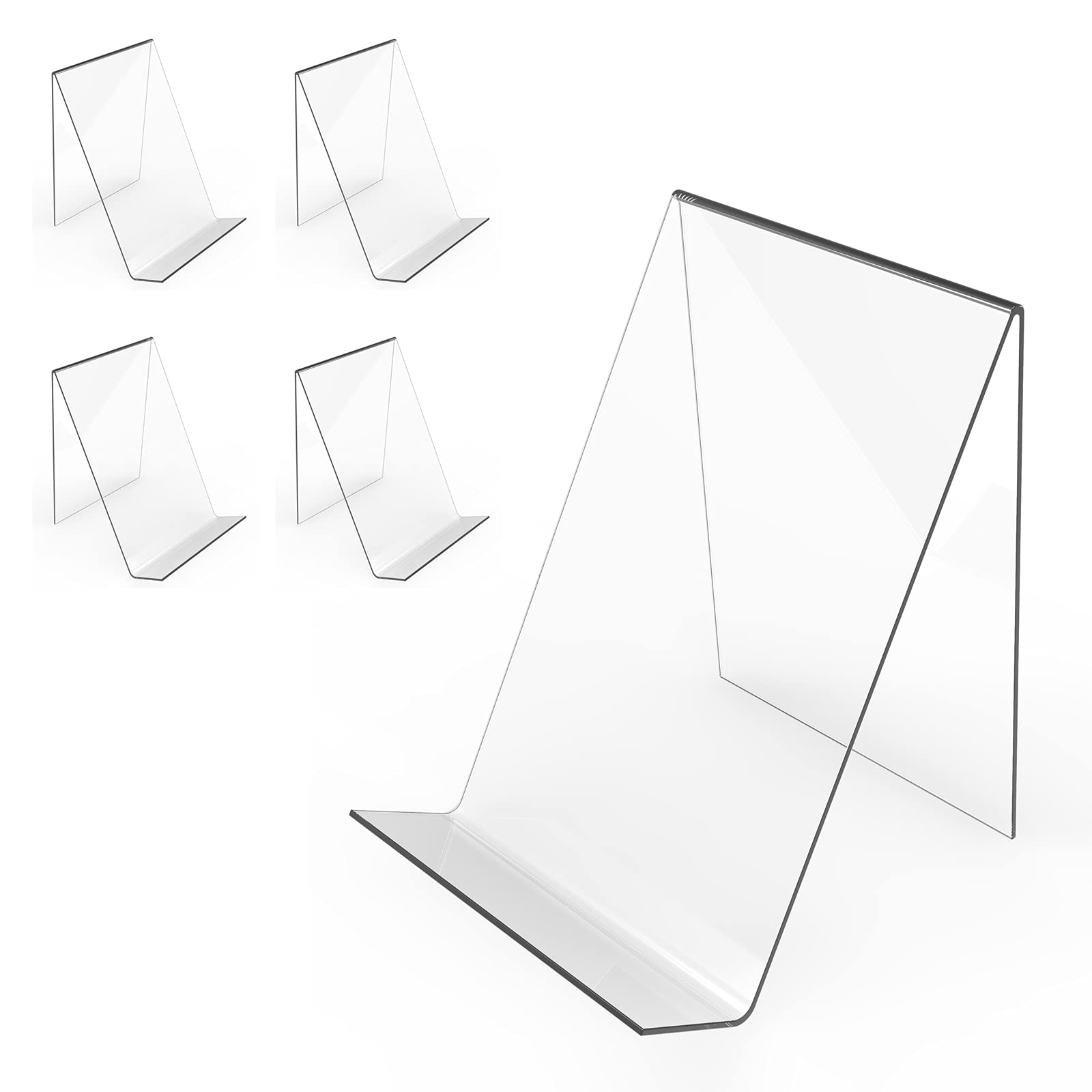 Buy Boloyo Acrylic Book Stand 5PC,4 x 51/8 Inch Clear Acrylic Display