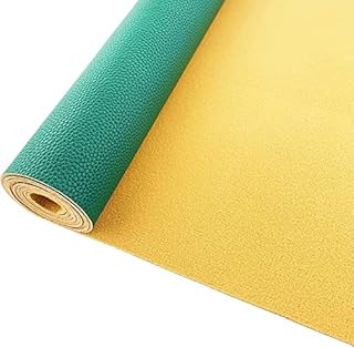 AOUXSEEM 11.8" x 52"(30cm x 132cm) Faux Leather Roll for Bows Earrings Handbag Wallet Sewing Craft Making,Classic Black