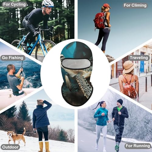 Balaclava para hombre y mujer, máscara de esquí y cubre rostro completa para ciclismo miniatura 6