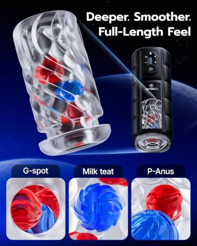 EINSEO Male Masturbator Thrusting Vibrating Brushless Motor Sex Toy for Men - Image 5