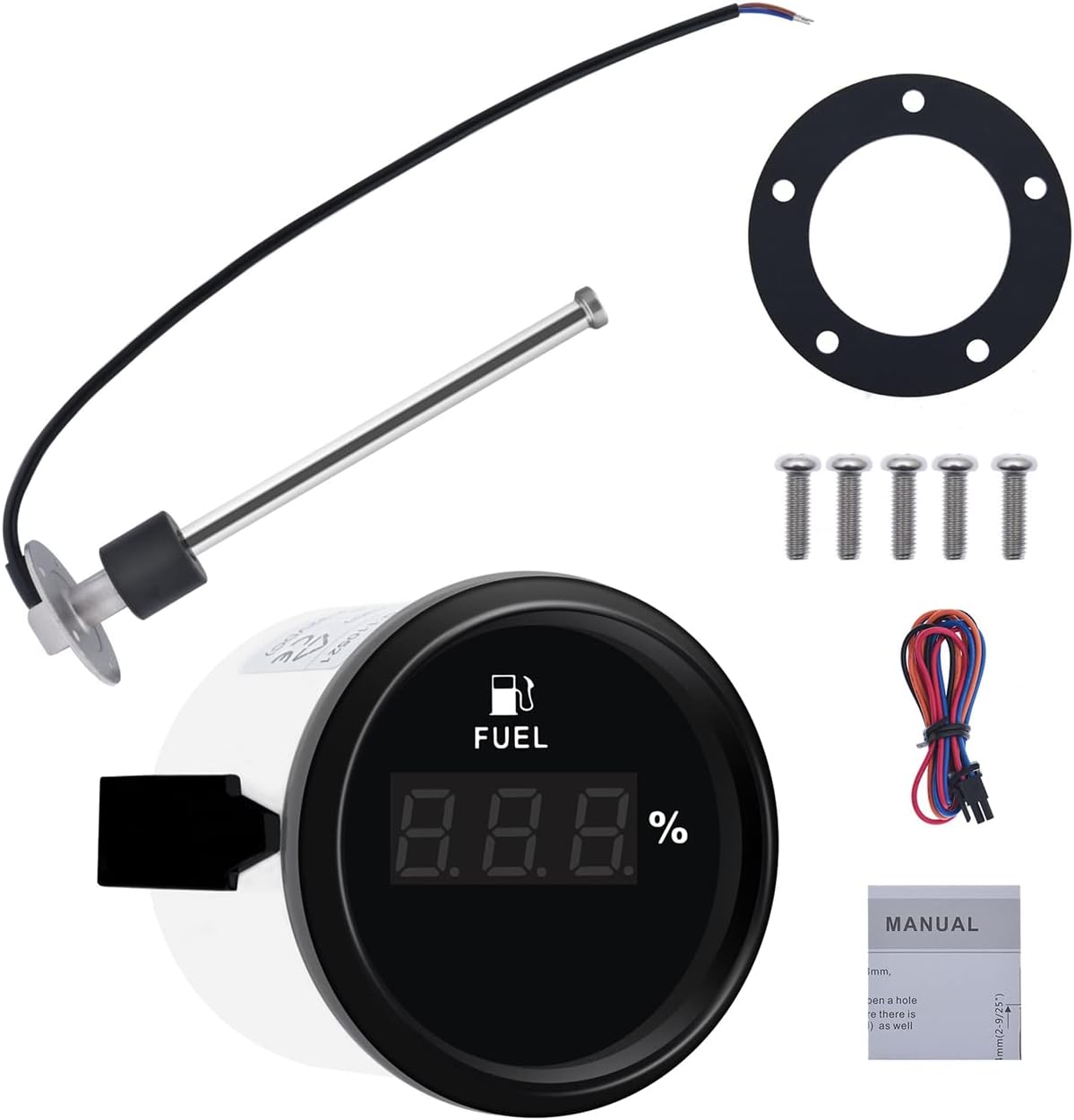 Fuel Sending Unit 24033ohm 10''(250mm) + Digital Fuel