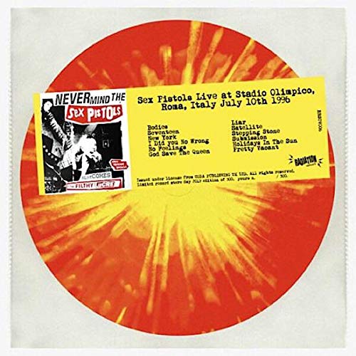 Album Art for Live at Stadio Olimpico, Roma, Italy July 10th 1996 (Rsd 2019) by Sex Pistols
