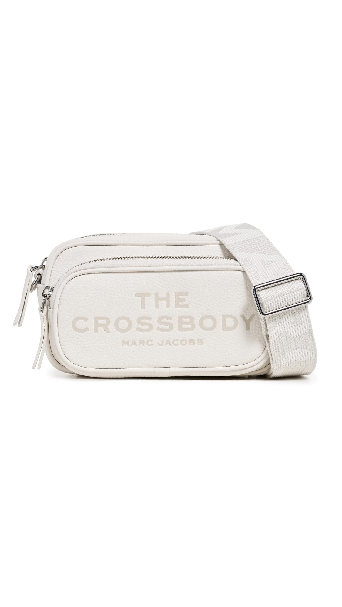 Marc Jacobs White Off- Leather Crossbody Bag With Logo - Female - Cross Body Bags - One Size - Bags