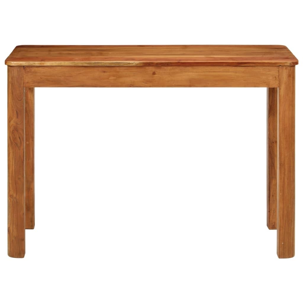 Table en bois d'acacia massif pour créer un coin repas chaleureux et minimaliste