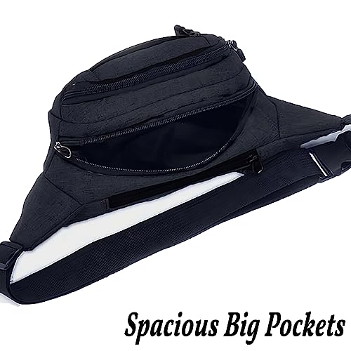 Image of Waist Bag for Men Fanny Pack Women Travel Bag Passport Holder Phone Money Holder Bum Bag
