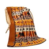 Nu Trendz Signature Designs Lodge Series Licensed Super Soft Throw Blanket with Sherpa Lining...