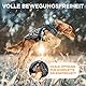 Tierhood Regenmantel Hund [MIT THERMOFUTTER]- Hunderegenmantel wasserdicht- Reflektierende Regenjacke Hund - Hundemantel inkl. Geschirr Wasserdicht