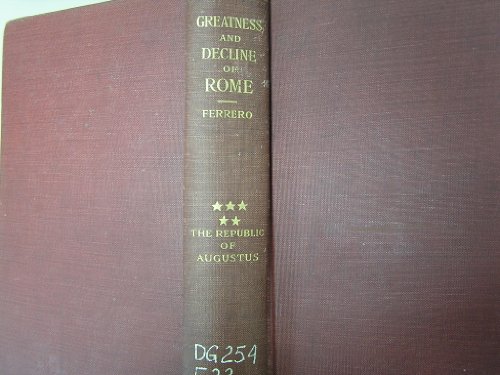 The Republic of Augustus (The Greatness and Dec... B009XD3M1Y Book Cover