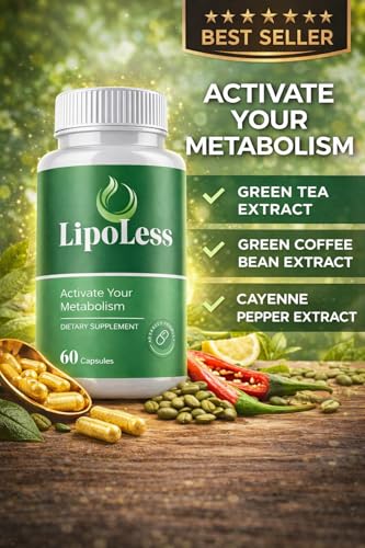 LipoLess Metabolism Support Supplement – Advanced Formula to Support Metabolic Function – Daily Wellness & Energy Support – Dietary Supplement – 60 Capsules - Image 3