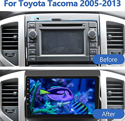 [Upgrade] 2G 32G Android 12 Car Radio For Toyota Tacoma 2005-2013 9 Inch Touch Screen Car Stereo With Apple Carplay Android Auto Mirror Link Backup Camera Gps Wifi Hifi Swc Eq Car Audio Receiver #TOP2