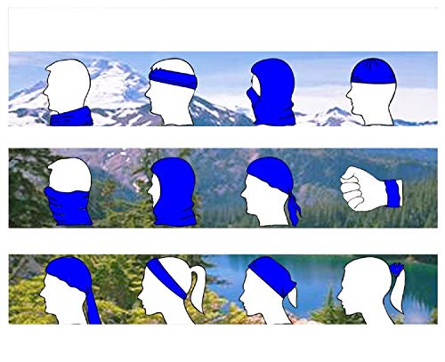 Kenz Laurenz 12 Stretch Headbands Versatile Lightweight Running Yoga Sports Headwear SEAMLESS Elastic Headband 12 in 1 High Performance Moisture Wicking Hair Accessories (Multi-Pack)3