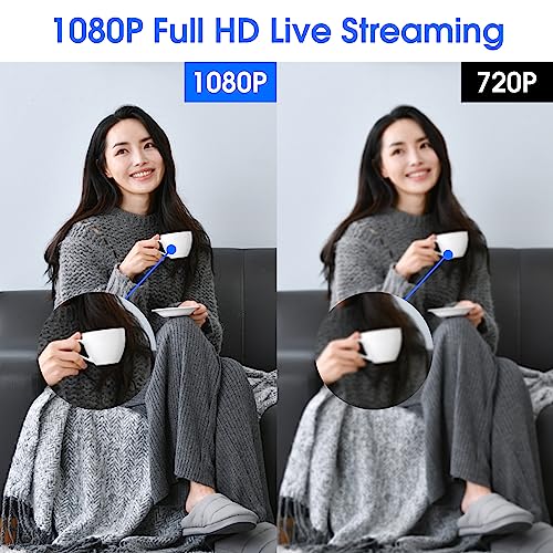 Magnolia USB-Kamera 1080P Weitwinkel mit Metallgehäuse, High fps 2MP Webcam mit 180 Grad Fischaugenobjektiv für Computer/Kiosk/Fahrrekorder/Sicherheitsüberwachungskamera. – Bild 3