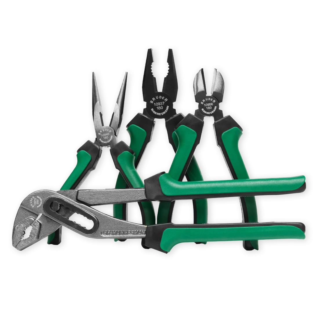 Mannesmann - M10997 - 4-piece pliers set.