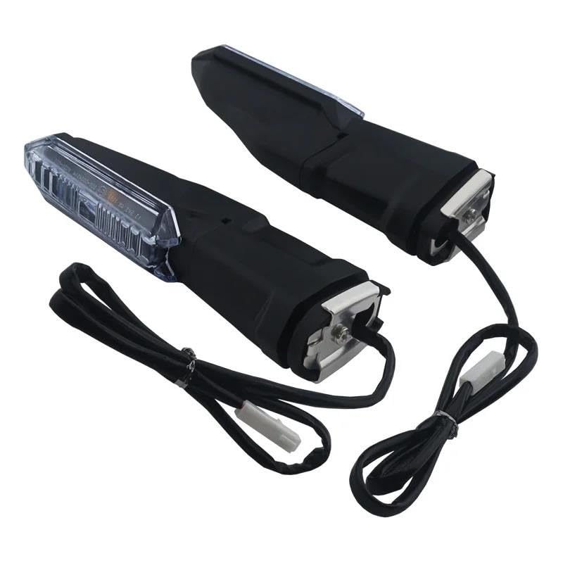 Per KAWASAKI Per Versys 650 1000 X250 X300 Moto LED Indicatori Di Direzione Luci Lampeggianti Anteriore Posteriore Lampeggiatore Lampade indicatori moto(4PCS Smoke)