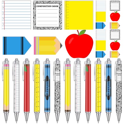 Thenshop 24 Pcs Back to School Teacher Gifts Funny Teacher Apprec...