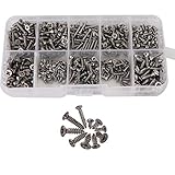 3mm schrauben dübel Gute Verarbeitung:Die Schrauben mit tiefem Gewinde Design bieten gute Haltekraft in verschiedenen Hölzern und künstlichen Materialien, nicht leicht zu entfernen. Das tiefe Gewinde ist klar, und die Kraft ist gleichmäßig und rutscht nicht leicht. Die Oberfläche ist flach und glatt ohne Grate. Unser Schraubensatz M2 M2.3 M2.6 M3 entspricht dem genormten metrischen System. Hochwertige Verarbeitung, robust und langlebig.