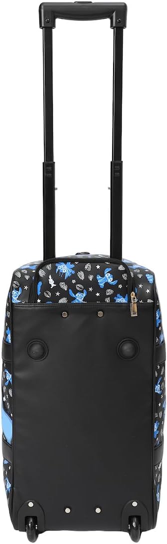 Bioworld Lilo & Stitch 17-Inch Wheeled Duffle Bag - Officially Licensed Travel Companion