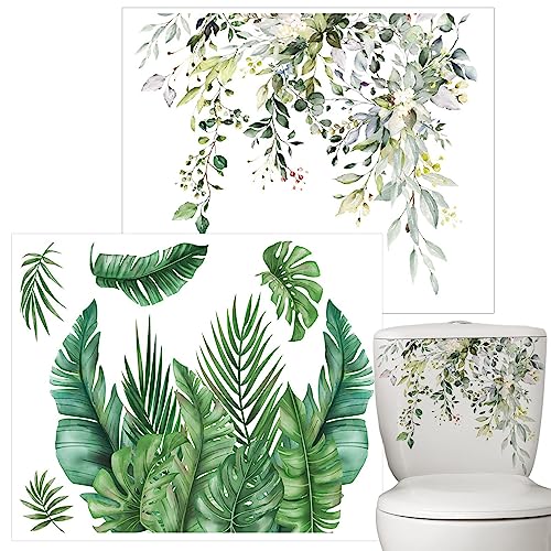 Gomice Adhesivos para baño, Vinilos Decorativos para Pared Vinilos para WC, 2 unids/Set calcomanías AutoadhesivaPVC para Pared, Ventana, Vidrio, Tapa Inodoro en el baño