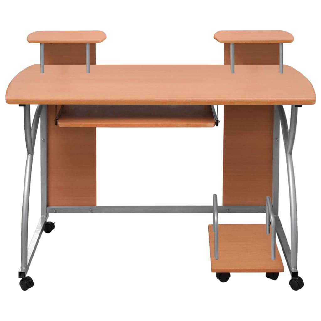 Tavolo Soggiorno Scrivania Salvaspazio Banco Da Lavoro Tavolo Consolle Scrivania da Computer Marrone 110x52x88,5 cm Legno Multistrato per Soggiorno Studio Camera Da Letto Sala Studio