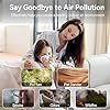 AIUZLK Air Purifier for Home Large Rooms Up to 2000 Ft²,3-in-1 H13 HEPA for Pet Dander,Hair and Smoke,22dB Ultra-Quiet Operation for Bedroom,Living room,office (White)