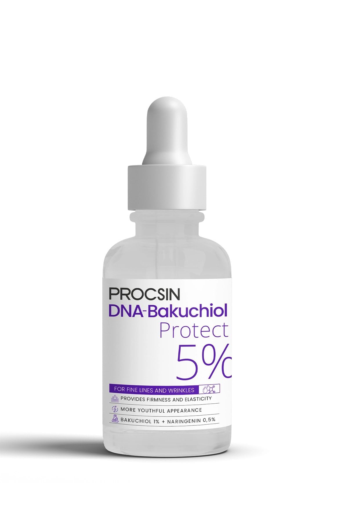 PROCSIN DNA-Bakuchiol Kırışıklık ve İnce Çizgi Karşıtı Sıkılaştırıcı Serum 30 ML